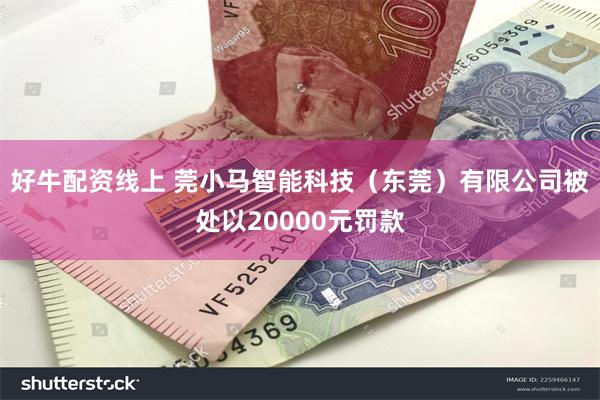 好牛配资线上 莞小马智能科技（东莞）有限公司被处以20000元罚款